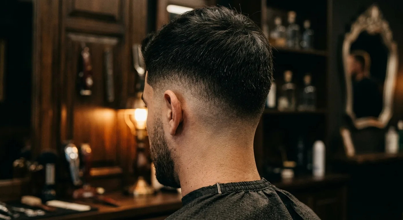 Skin fade van dichtbij